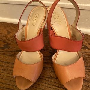 Coach summer heels